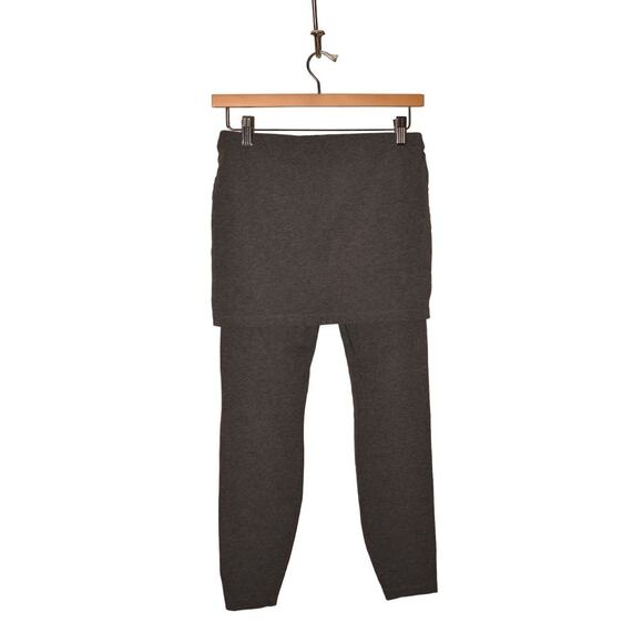 CABI $85 Pull-On Knit Cropped Skirted Leggings in Heather Gray 5318 XS‎ - Picture 2 of 2